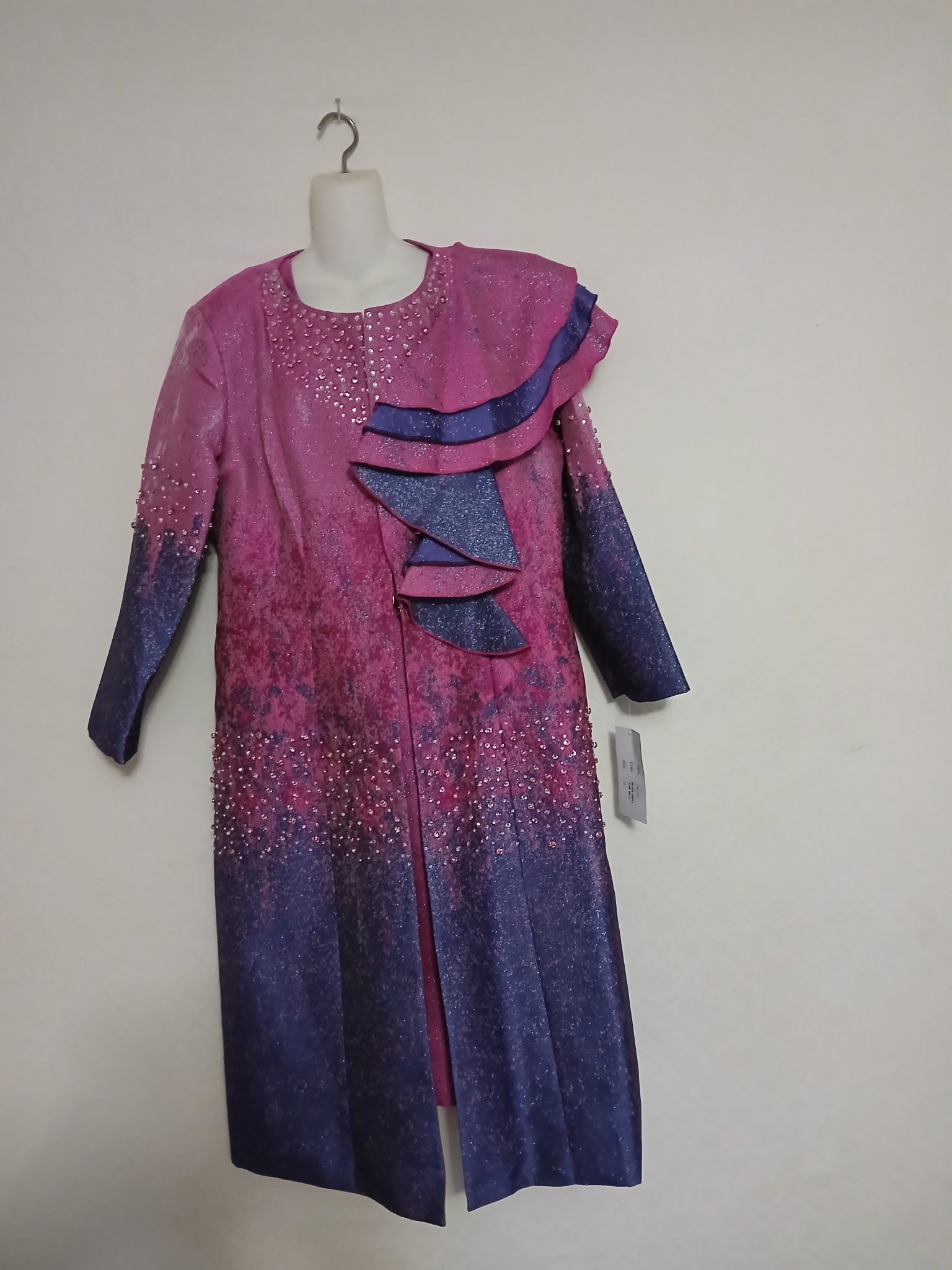 Purple and Fuchsia 2 piece Suit